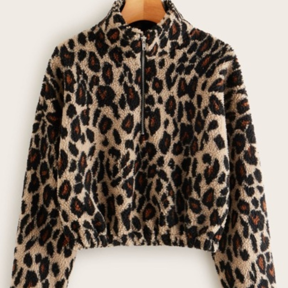 Sale! Trendy New Leopard Print Sweatshirt
